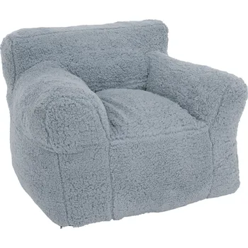 Sedací pytel Sedací vak, světlešedá kožešina, JAMO