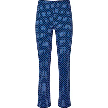 Dámské kalhoty 698197 - Tchibo - Strečové kalhoty s potiskem - pro ženy - vel. 36 - barva: modrá/s potiskem