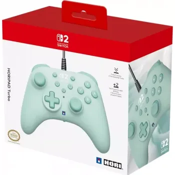 Gamepad Drátový ovladač HORIPAD Turbo pro Nintendo Switch v barvě Cozy Green