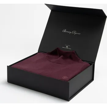 Pánský svetr Pánský rolák SERAFIO Marsala v dárkovém boxu