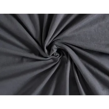 Prostěradlo Jersey prostěradlo EXCLUSIVE tmavě šedé 220x200