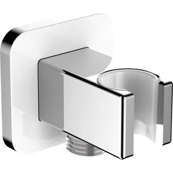 Vodovodní baterie OMNIRES - Úhlové dopojení chrom / bílá /CRB/ 8815CRB