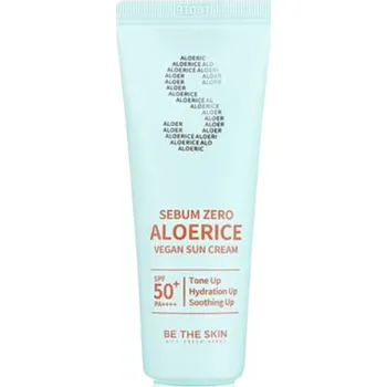 Přípravek na opalování Be The Skin - Sebum Zero Aloerice Vegan Sun Cream SPF 50+, PA++++ 50ml
