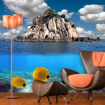 Tapeta Sablio Tapeta Skála v moři - 125x75 cm