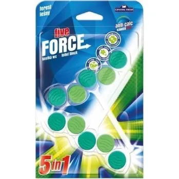 WC čistič GF Five force blistr s vůní les 2x50 g