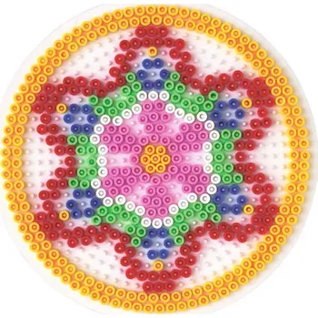 Dětské navlékací korálky Podložka velký kruh na zažehlovací korálky