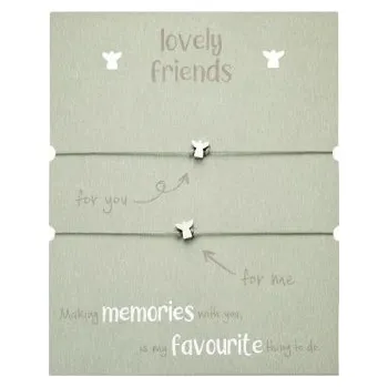 Náramek Gifty - Lovely Friends náramek - Angel - stříbrný - 1042795