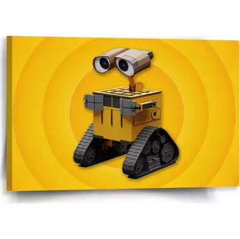 Obraz Sablio Obraz Wall-E robot Žlutý - 60x40 cm