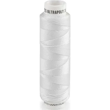 Nit Obuvnická nit Ultrapoly 30, návin 50 m, střední, 001 bílá