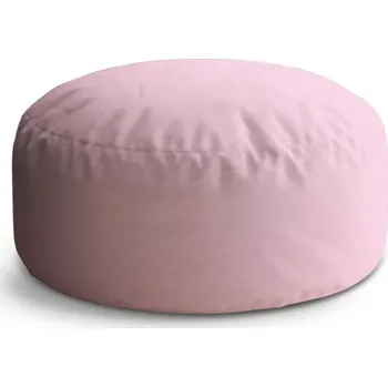 Taburet Sablio Taburet Circle Bledě růžová: 38x48 cm