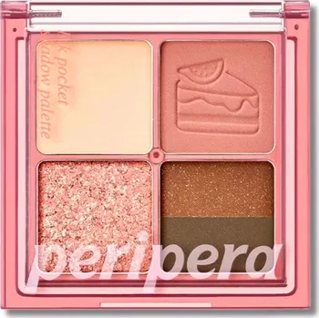 Přípravek na oči Peripera - Ink Pocket Shadow Palette Soda Café Collection - #05 Fig Scents of Autumn