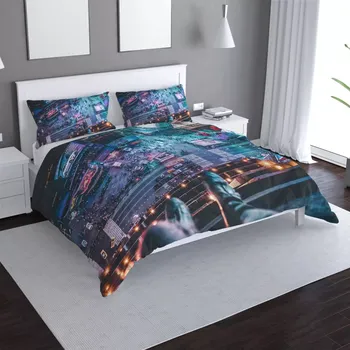 Povlečení Sablio Povlečení Pohled z výšky - 140x220 / 90x70