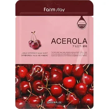 Pleťová maska Farmstay - Visible Difference Acerola Sheet Mask