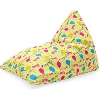 Sedací pytel Sablio Sedací vak Triangl Nafukovací balonky: 120 x 100 x 100 cm