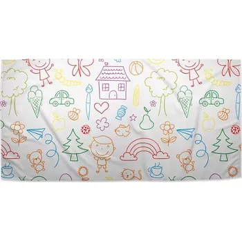 Osuška Sablio Ručník Barevná školka - 30x50 cm