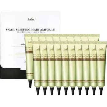 Vlasová regenerace Lador - Snail Sleeping Hair Ampoule - 20ml x 20