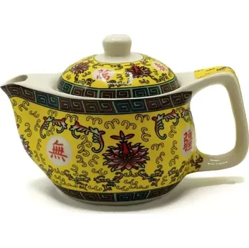 Čajová souprava AWM, Ltd, S3 8AL Orientální porcelánová konvice s kovovým sítem - Bylinková 350ml