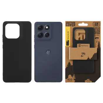 Pouzdro na mobilní telefon Zadní kryt Tactical TPU pro Motorola Moto G86, černá