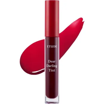 Přípravek na rty Etude - Dear Darling Water Gel Tint 4.5g - RD302 Dracula Red