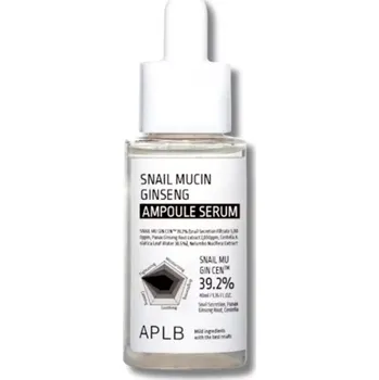 Pleťové sérum APLB - Snail Mucin Ginseng Ampoule Serum 40ml