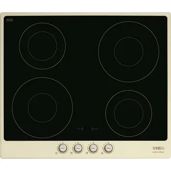 Varná deska Smeg Indukční varná deska Cortina se 4 varnými zónami, 60 cm, SI764, krémová SI764POM