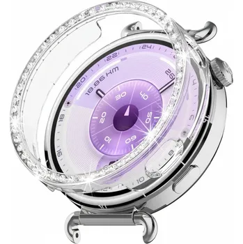 Pouzdro na mobilní telefon LESKLÉ POUZDRO S KAMÍNKY PRO HUAWEI WATCH GT6 41MM GT 6 41 MM