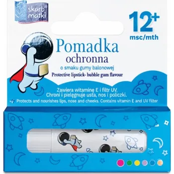 Péče o rty Ochranný balzám na rty Skarb Matki s příchutí žvýkačky, 6,5 g