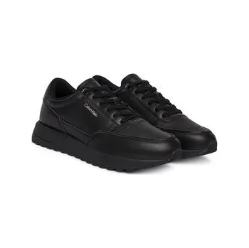 Pánské tenisky Sneakersy Calvin Klein City Runner Laceup Lth HM0HM02146 Černá 44