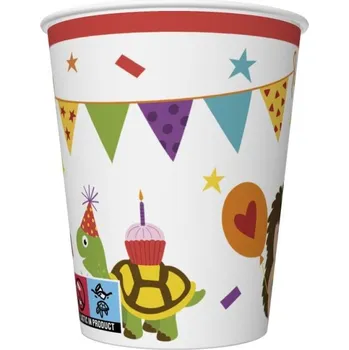 Jednorázové nádobí Papírové kelímky 250ml KD01 OG 036901