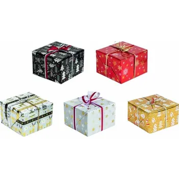 Balící papír Balící dárkový vánoční papír P2_METAL_GW_3 Varianta: mix