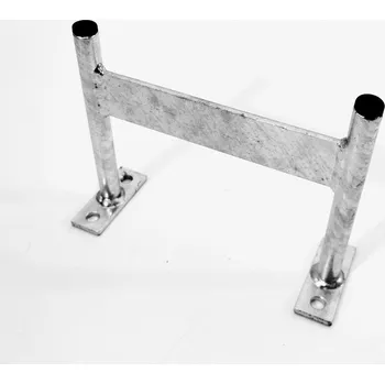 Rohožka Kovová pozinkovaná škrabka na boty FLOMA SS10 - šířka 24 cm, výška 18 cm