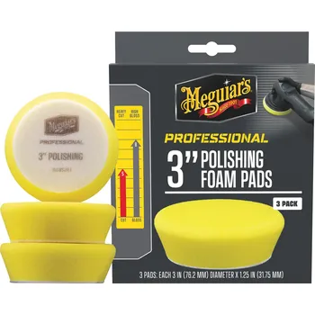 Autovosk Meguiar's Professional Polishing Foam Pad - pěnové lešticí kotouče, průměr: 3", 3 kusy