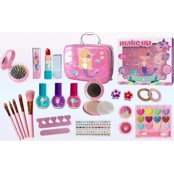 dětské šminky a malovátka Sada na líčení v kufříku Mořská víla MIKO