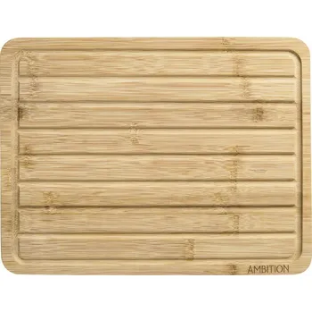 AMBITION Bambusové prkénko na krájení pečiva 30x23x1,5 cm Paloma