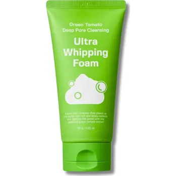 Přípravek na čištění pleti a oči Sungboon Editor - Green Tomato Deep Pore Cleansing Ultra Whipping Foam 120g