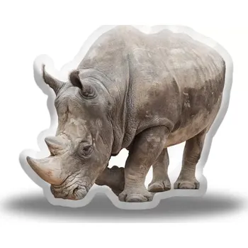 Polštář Sablio 3D polštář ve tvaru Nosorožec