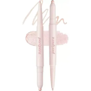 Oční stíny Peripera - Sugar Twinkle Duo Eye Stick - 01 Dewy Nude