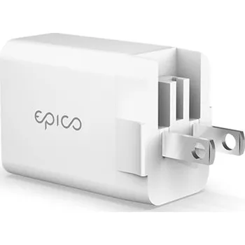 Epico 20W PD CHARGER WITH CHANGEABLE PLUG (EU, UK) - bílá 9915101100108