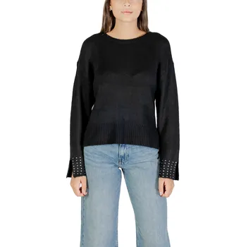 Dámské oblečení Černý svetr s ozdobnými rukávy Only černá 3492744