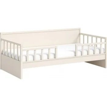 Dětská postel Dětská postel 100x200cm se zábranou Beauty - béžová