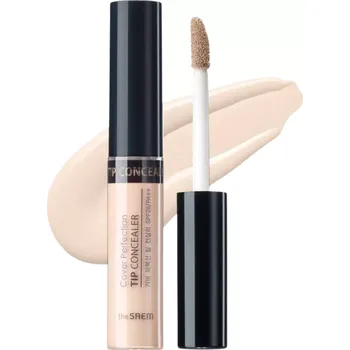 Přípravek na tvář The Saem - Cover Perfection Tip Concealer 6.5ml - 0.5 Ice Beige