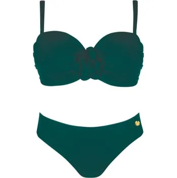 Dámské plavky PLAVKY FLORES 4 S730V1FS4 zelená 40D