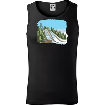 Obrázek skokanských můstků - Tílko pánské Core - XL ( Černá )