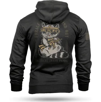 Pánská mikina Nine Line® Mikina Tactical Trash Panda Nine Line®, Barva: Černá, Velikost: 3XL