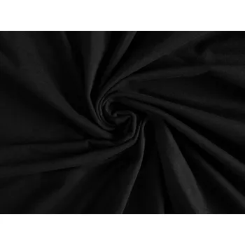 Prostěradlo Jersey prostěradlo EXCLUSIVE černé 160x200