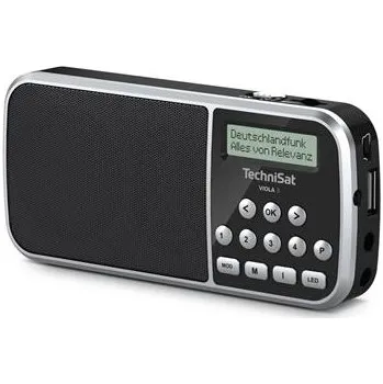 Radiopřijímač Technisat VIOLA 3 černé-stříbrné