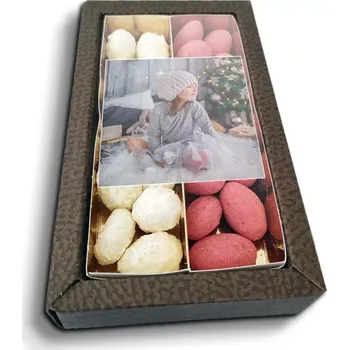 Čokoláda Sablio Mandle v čokoládě s vlastním potiskem: 2x80 g