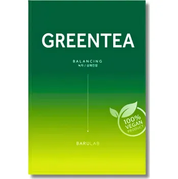 Pleťová maska BARULAB - The Clean Vegan Green Tea Mask