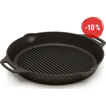 Pánev Petromax grilovací litinová pánev se dvěma úchyty gp35h - 35 cm