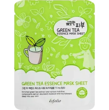 Pleťová maska Esfolio - Pure Skin Green Tea Essence Mask Sheet